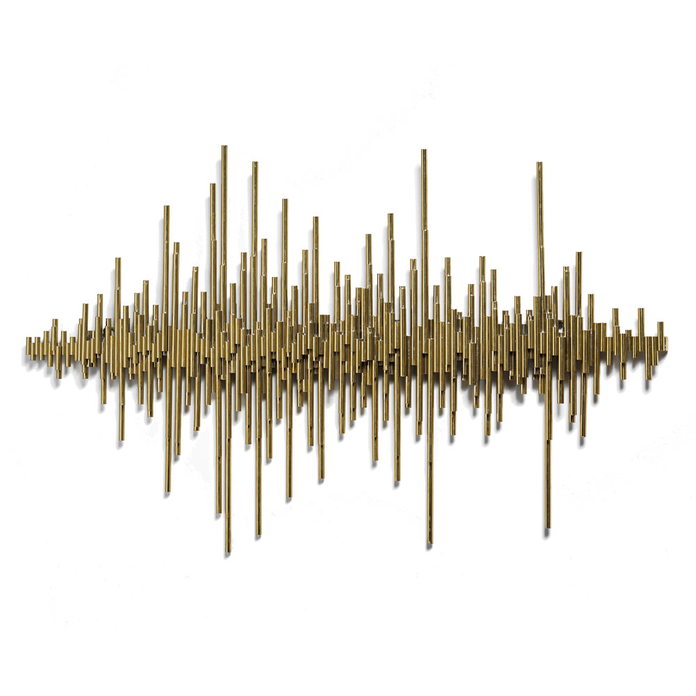 Frequency Wall Art – Gold